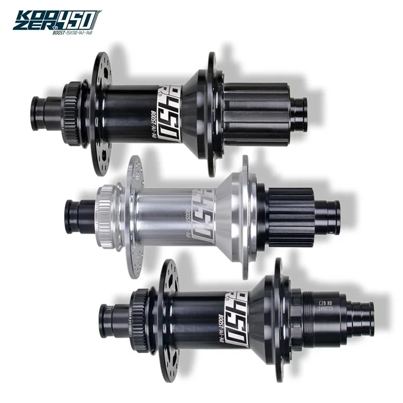 

Koozer 450 Center Lock J-bend Bicycle Boost Rear Hub HG XD MS 8-12s 32 Hole Cr-Mo Steel Axle 5x141mm 12x148 MTB Bike Parts