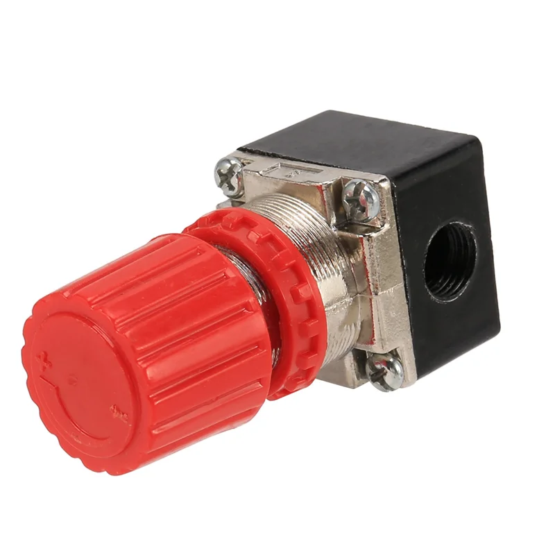 ABMI-3Pcs 1/4 дюйма Регулятор давления Воздушный компрессор Регулятор давления Редукционный клапан 3 отверстия Регулирующий клапан 12 бар,