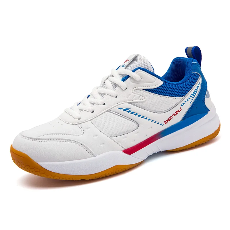 Marca clássica sapatos de quadra indoor dos homens anti deslizamento treinamento badminton wearabletable tênis ginásio sapato juventude vôlei treinamento sapato