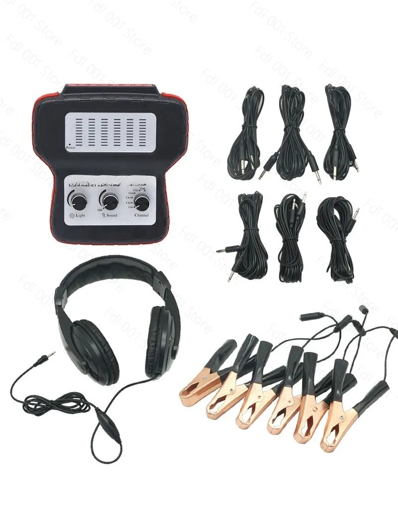 Automobile six-channel abnormal sound stethoscope Engine chassis abnormal sound detection Electronic driving  sound stethoscope