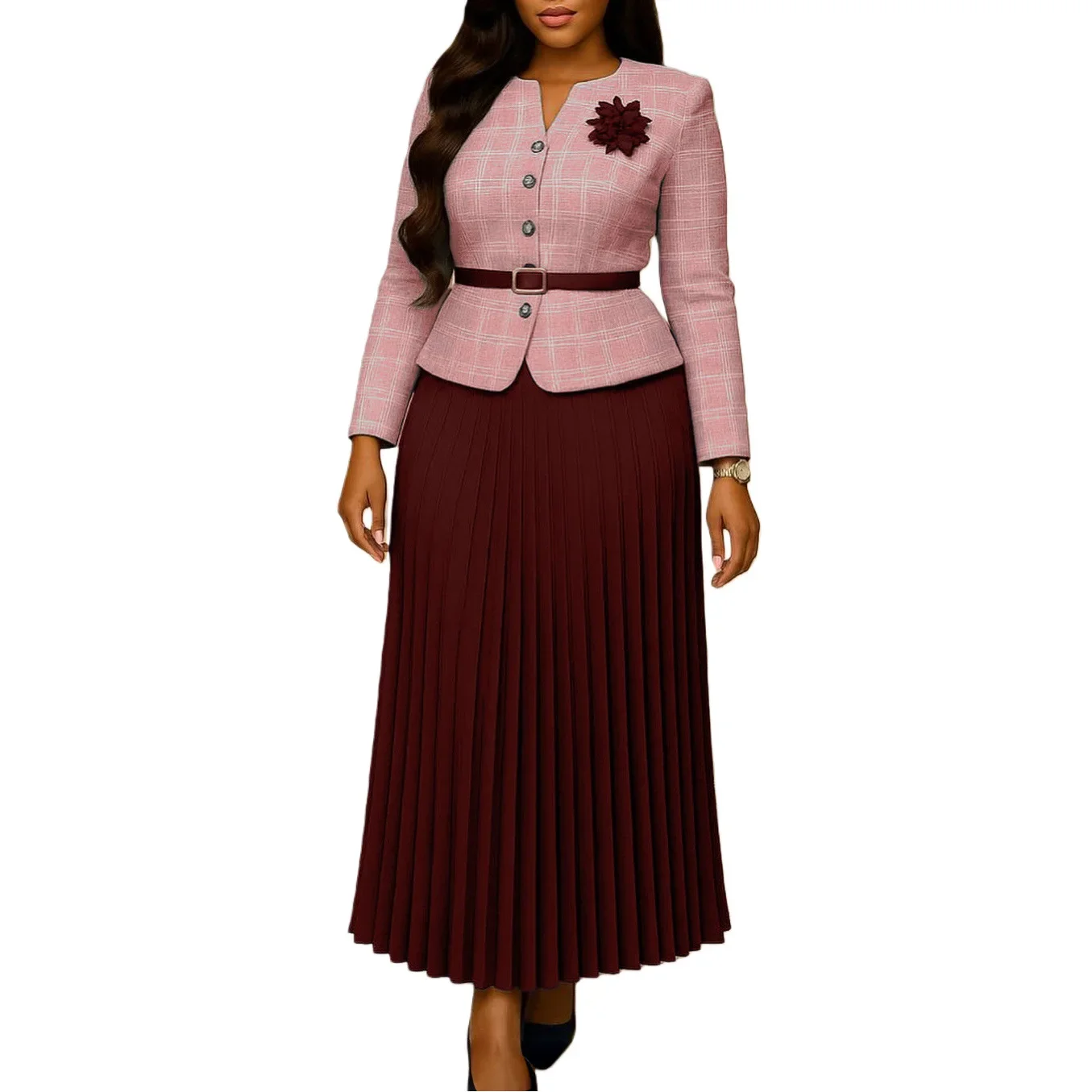 

2 Piece Sets Tops And Skirt African Dresses For Women Elegant Wedding Dashiki Robe Kaftan Long Maxi Dress Africa Clothing 2026