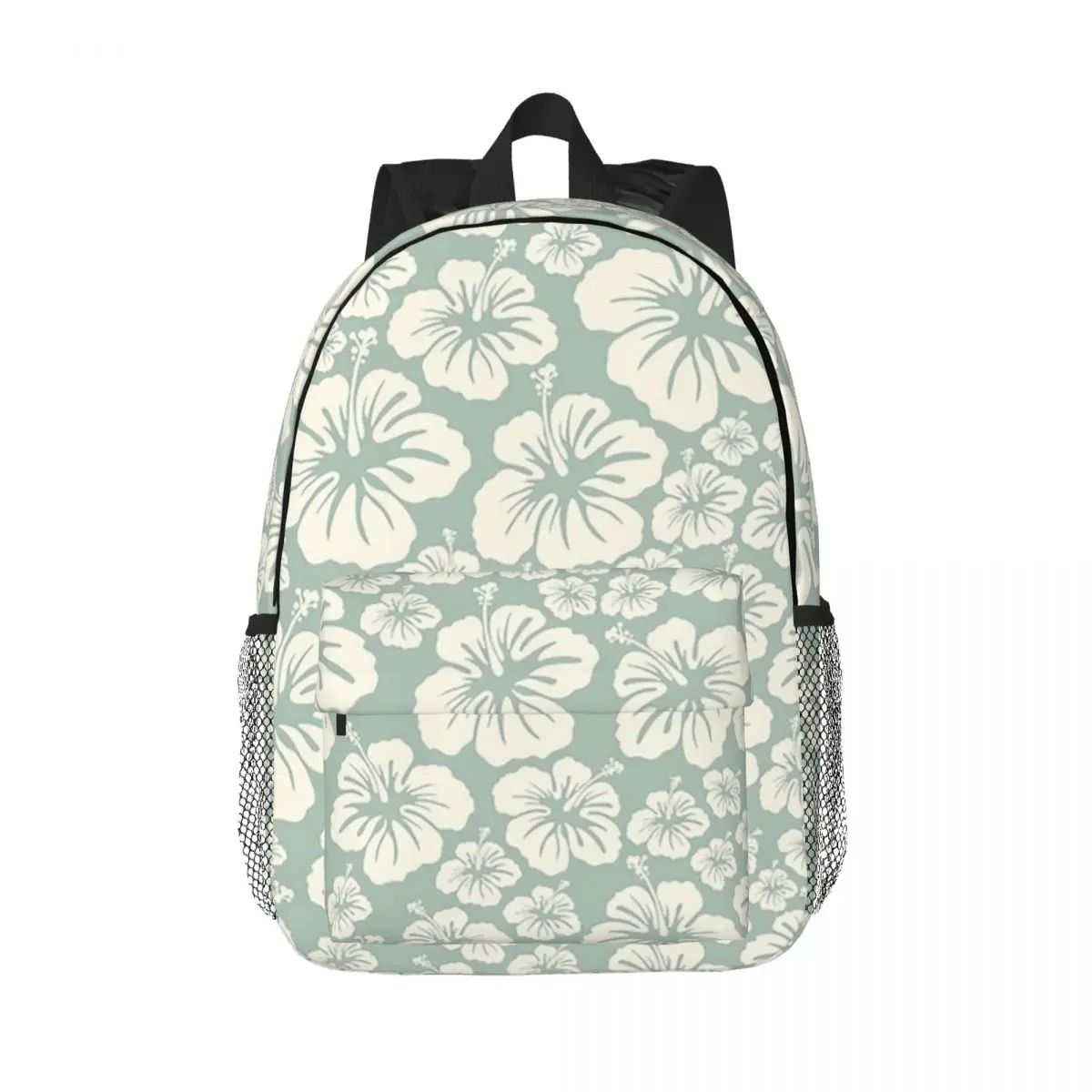 

Sage Green Hibiscus Tropical Aloha Hawaii Coconut Girl Aesthetic Backpack Daypack Boys Girls BookBag Shoulder Bags School Bag