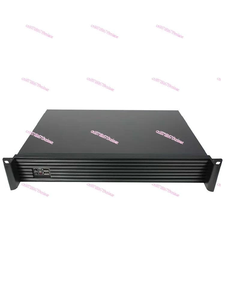 1.5U Industrial Chassis Rack ATX Motherboard Small 1U Power Supply Full Height Expansion Slot Horizontal Soft Routing Server