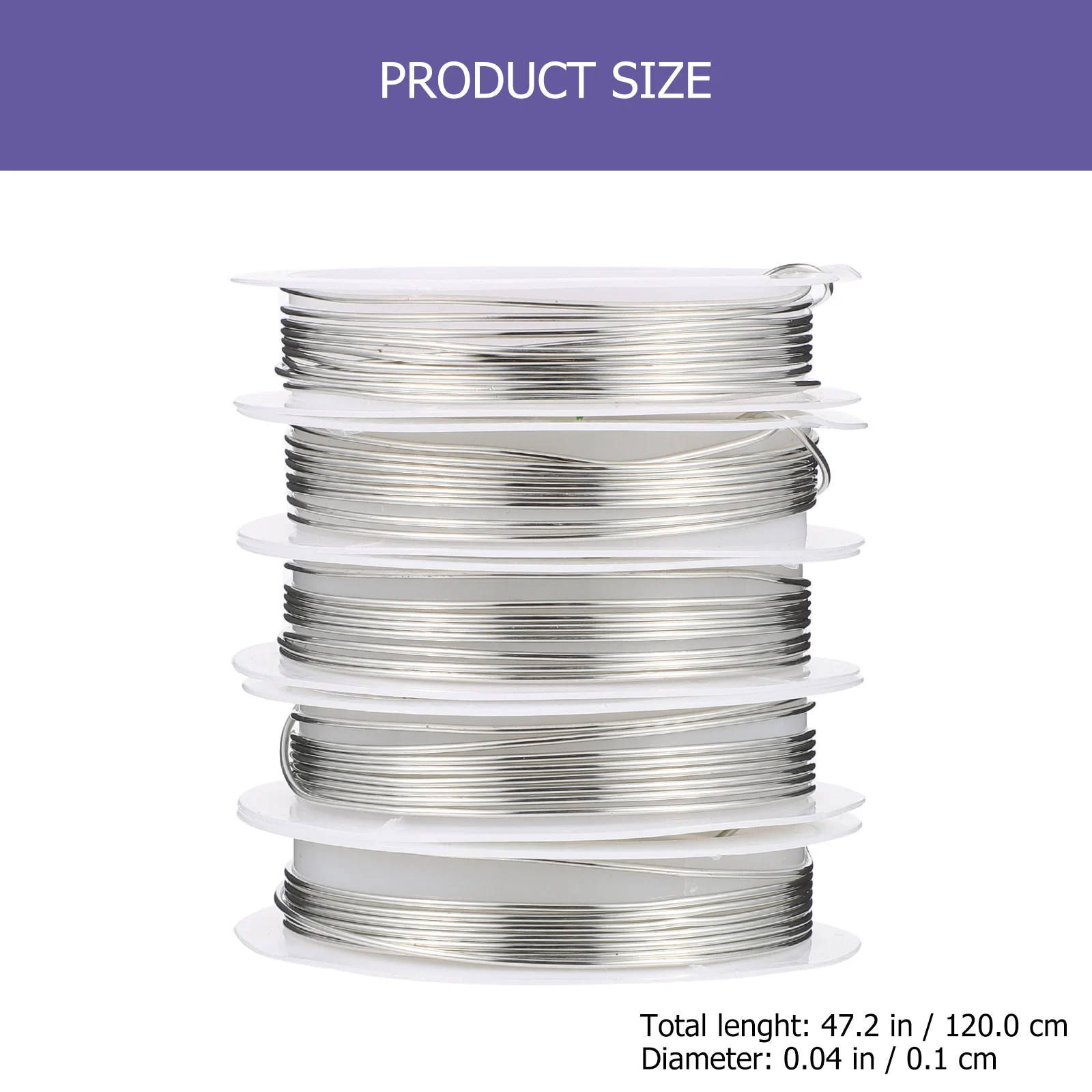 

5 Rolls Copper Wire Metal Jewelry Making Household Jewellery for Crafts Bracelet