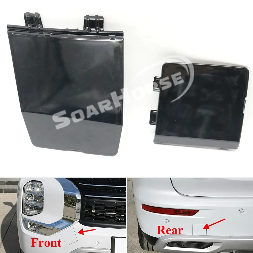 

1 PCS Front Rear Bumper Trailer Towing Eye Cover Tow Hook Cap Trim Lid 6400L364ZZ 6410F499ZZ For Mitsubishi Outlander 2022-2025