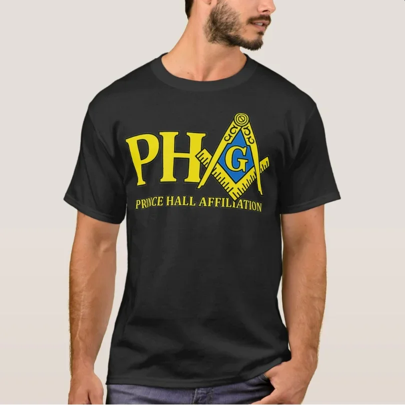 Masonic PHA Prince Hall Affiliation Freemason T-Shirt 100% Cotton O-Neck Summer Short Sleeve Casual Mens T-shirt Size S-3XL