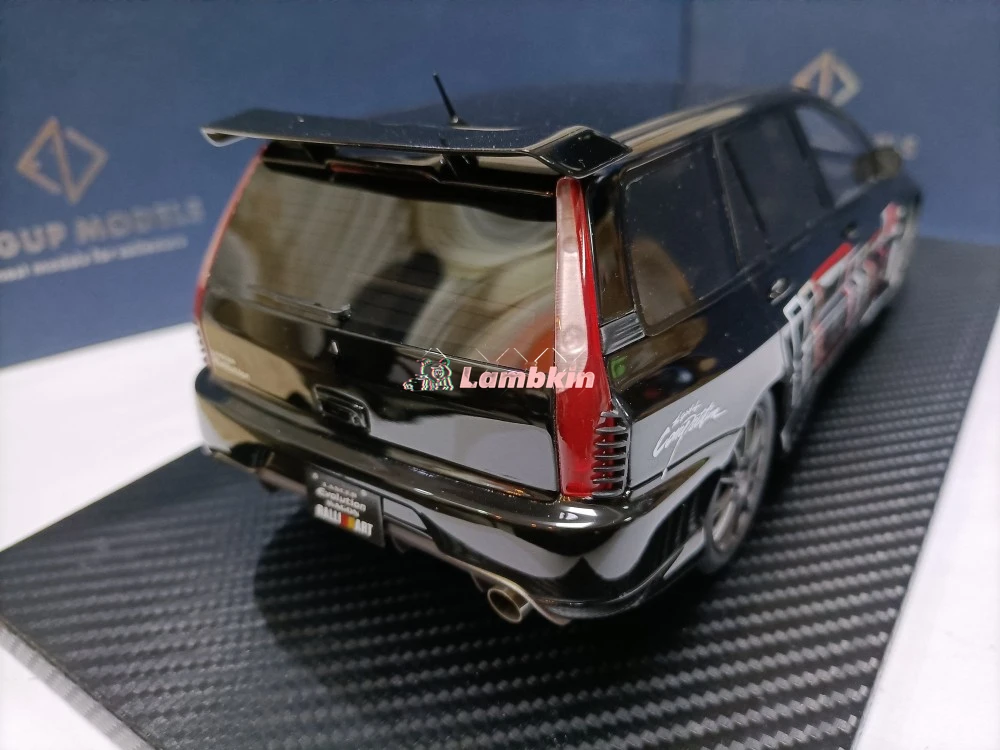 Motor Conversão Touring Car Modelo para Mitsubishi Evo9 Varia, Black Lancer IX, 1:18