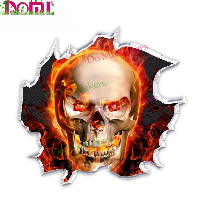 

3D Dead Skull Car Sticker LARGE Truck Trailer Motorcycle Graphics Decals Stickers Racing Laptop Helmet Trunk Wall Vinyl Decal