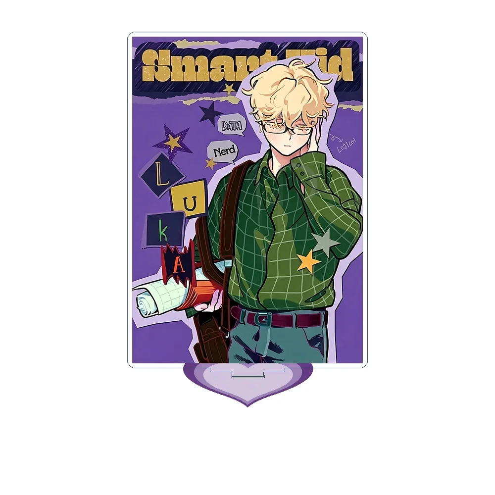 Alien Stage Find Your Plus Kawaii Anime Acryl-Ständer Schlüsselanhänger 15CM One Mizi Sua Till Ivan Luka Hyuna Schreibtisch-Deko Sammlerstücke Geschenke – Detail 6