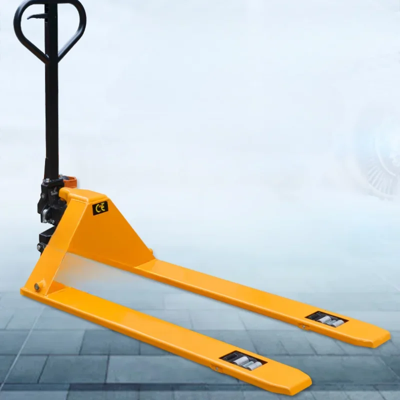 Ultra-low release manual hydraulic truck 1 ton 36mm ultra-thin pallet lift truck hand-pulled forklift