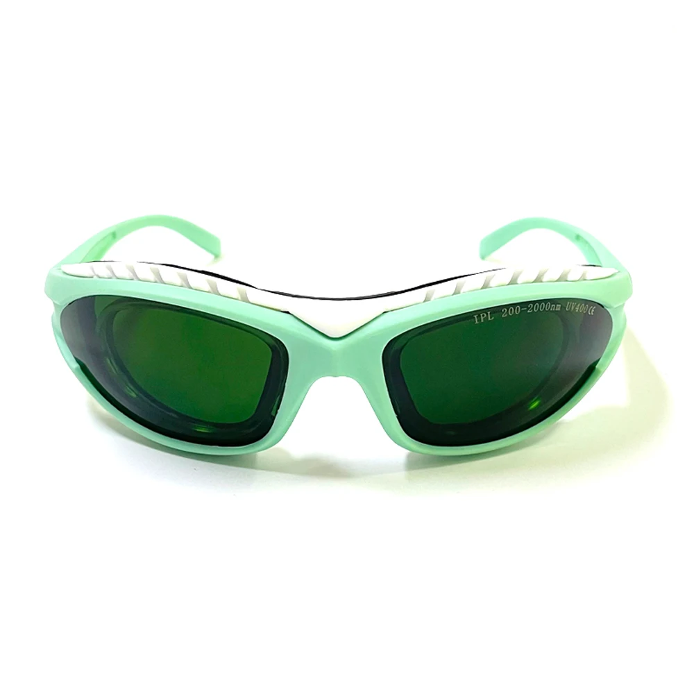 IPL 200nm-2000nm Laser Protective Goggles Three-layer Frame Can Add Myopia Lens UV400
