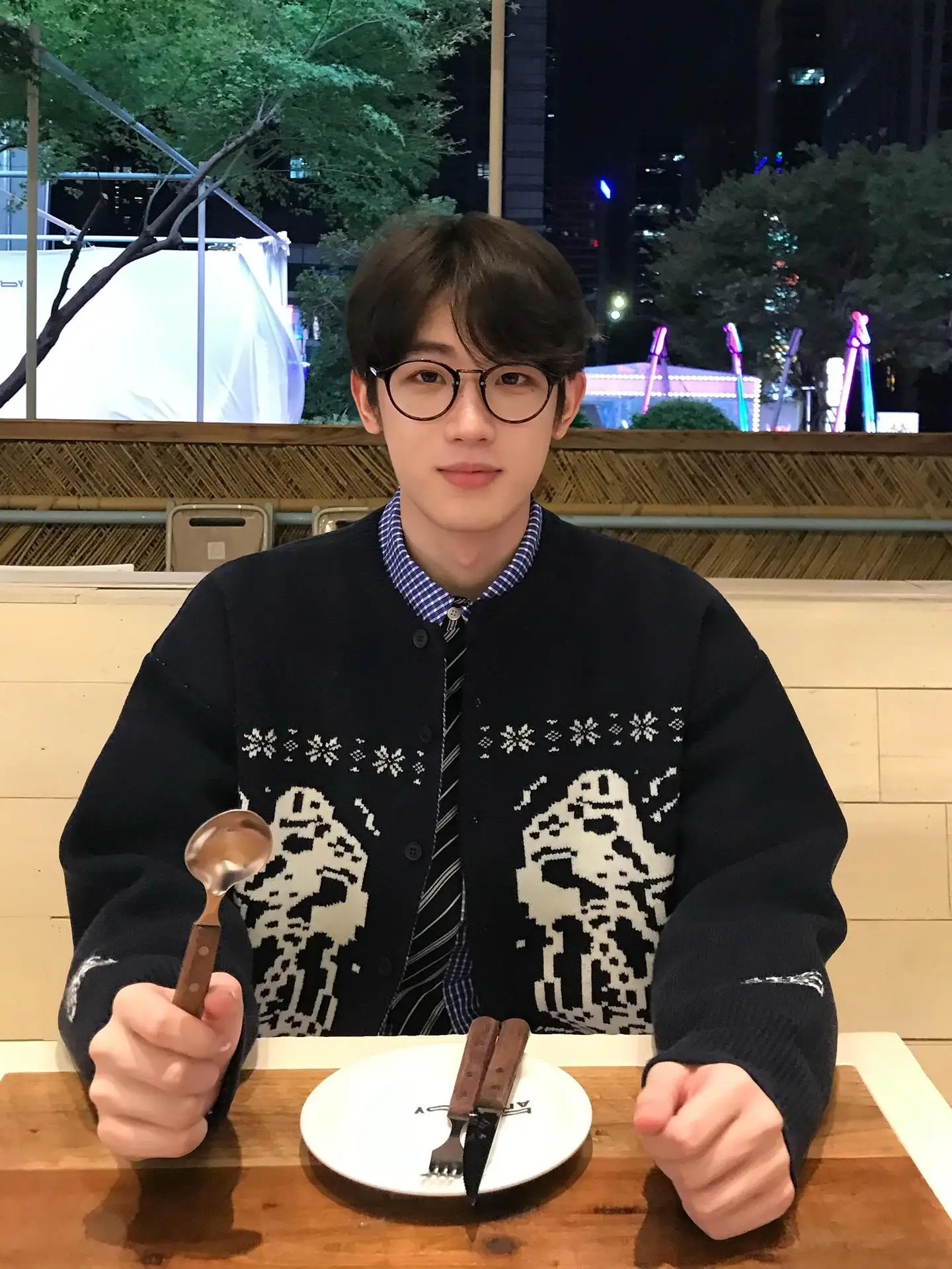 

Свободный мужской вязаный кардиган Fair Isle, мягкий уютный длинный свитер свека синего цвета, повседневная верхняя одежда на осень и зиму