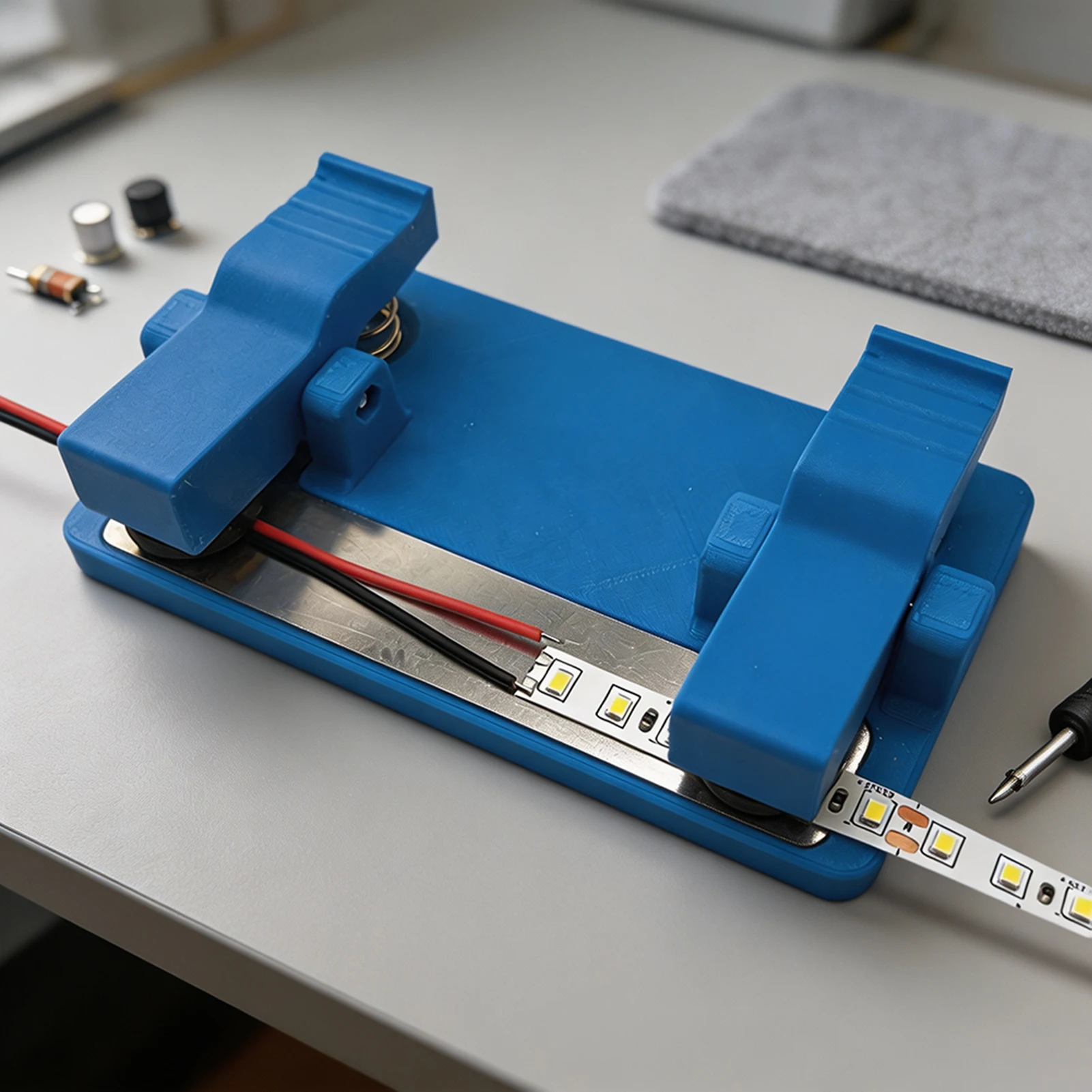 Electronics Soldering Clamp,PCB Holder For Soldering,Led Lightings Board Soldering Station,Non-Slip Multi-Purpose Fixture
