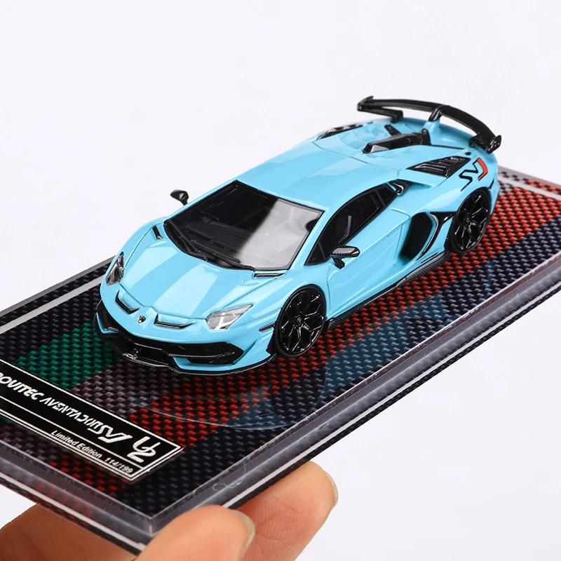 U2 1:64 Novitec Aventador SVJ LP770 Resin Model Car Limited Edition199