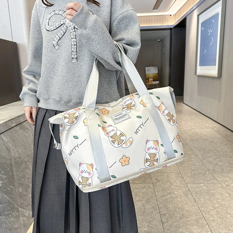 Large Capacity Travel Storage Bag Clothing Storage Short Distance Luggage Clothing Sorting Bag Dry And Wet Separation Travel Bag