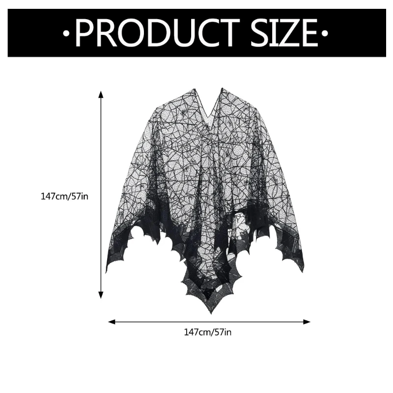 Рисунок 6 - F42F Леди Хэллоуин Шаль Элегантное