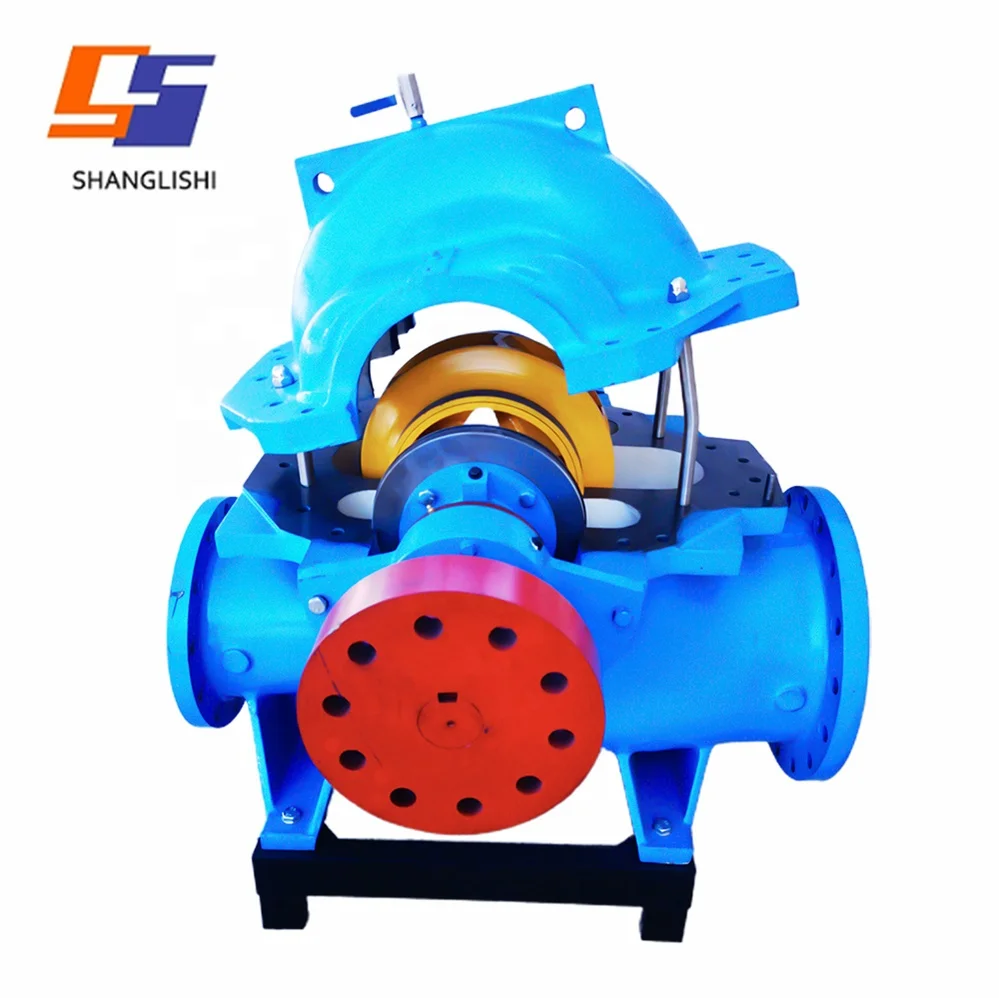 Large Flow Horizontal Single Stage Double Suction Pump Centrifugal Electric Water Pump Split Case Pump