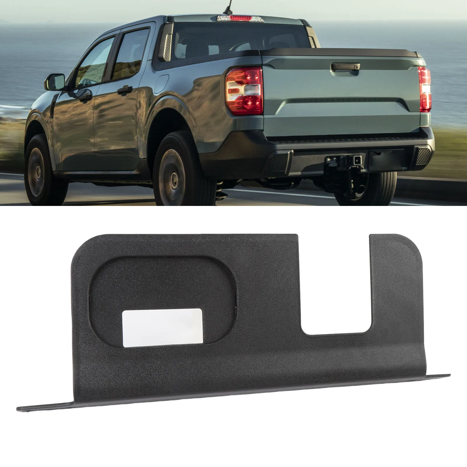 

Vehicle Rear Bumper Cover Plate PP Rear Bumper Hitch Surround Cover Protection Panel Replacement For Ford Maverick 2022-2025