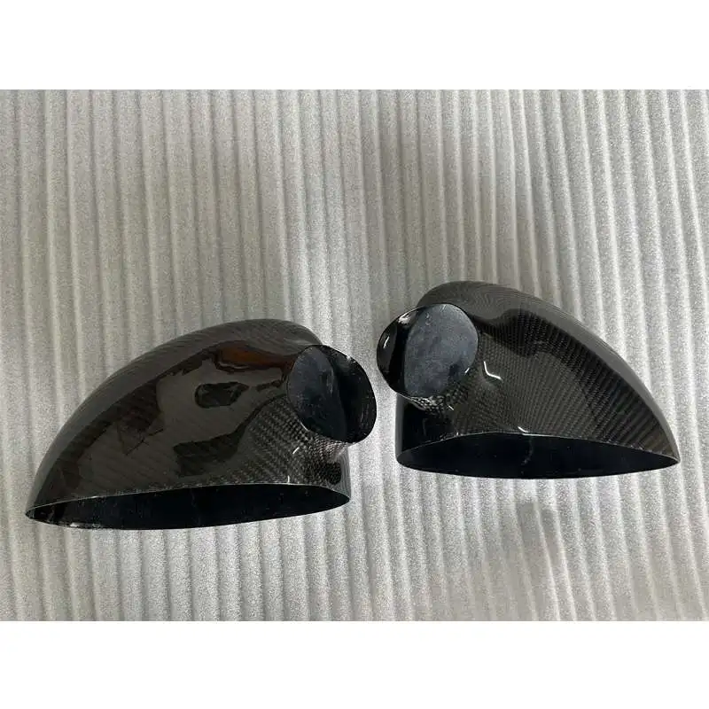 Real Carbon Fiber Add-on Side Mirror Cover Caps for BMW M3 E46 2001-2006