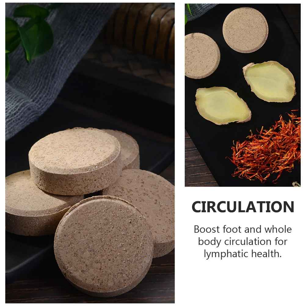 2 Bags Mature Ginger Foot Bath Piece Dry Feet Pedicure Slice Care Effervescent Tablet Herbs Treatment Spa Tablets Old