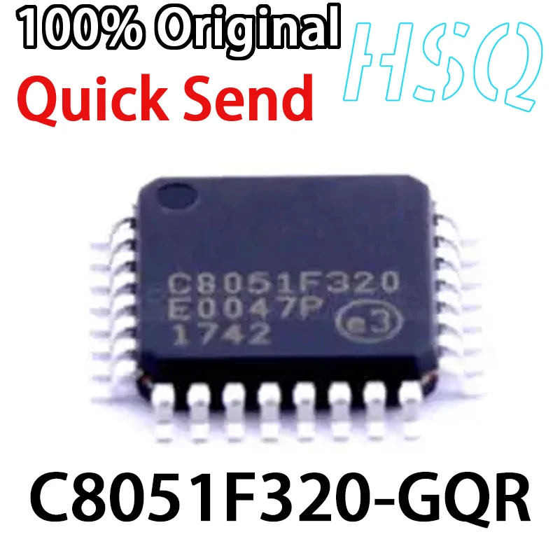 1PCS New Original C8051F320-GQR C8051F320 Chip LQFP32 Microcontroller Chip