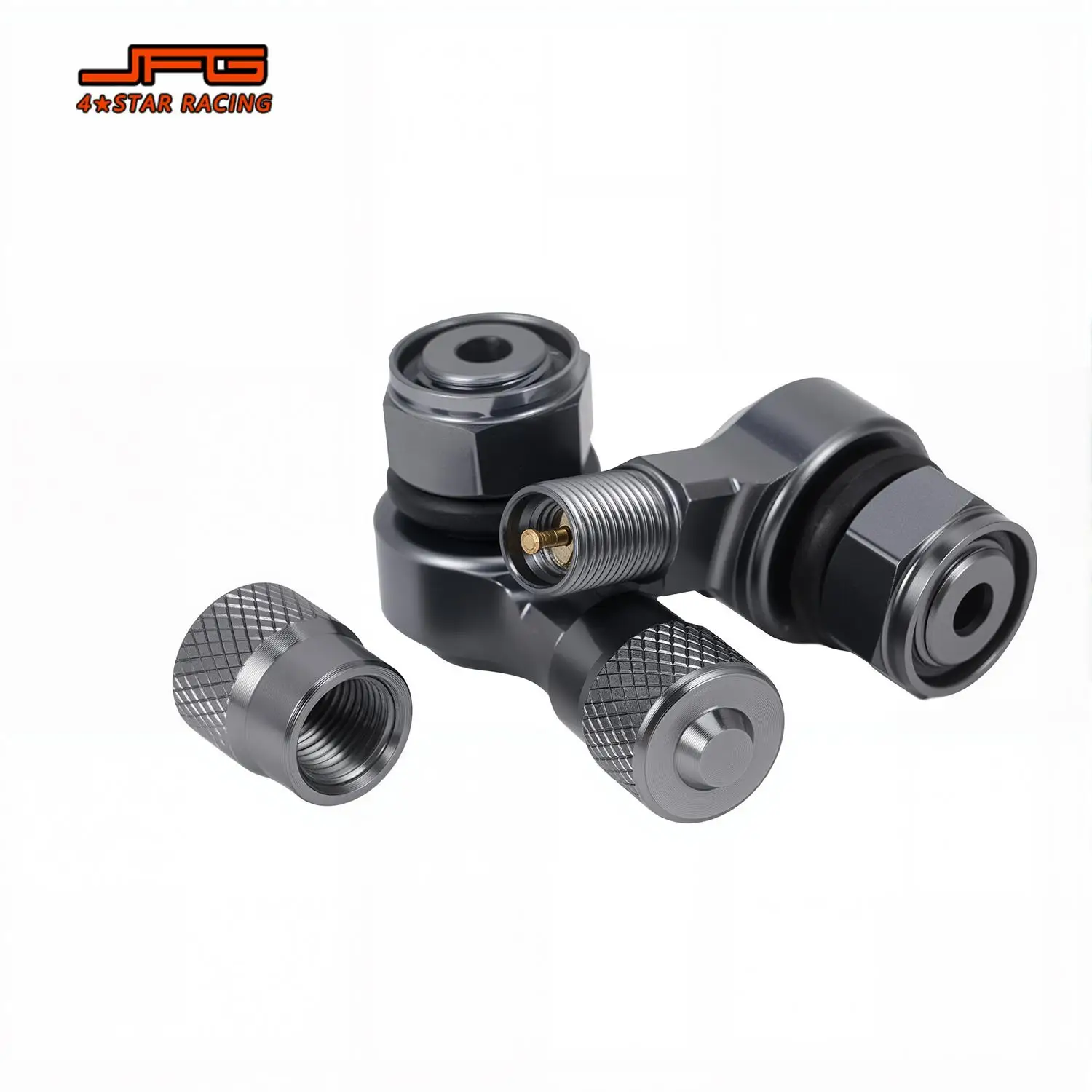 Tapas universales para vástagos de válvula de neumático, ruedas de aluminio para motocicleta, 90 grados, para YAMAHA R1 R6 FZ6R XJ6S XJR400 FZ1