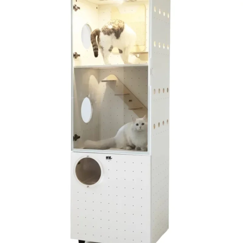 Cat villa household toilet panoramic luxury cat drying box
