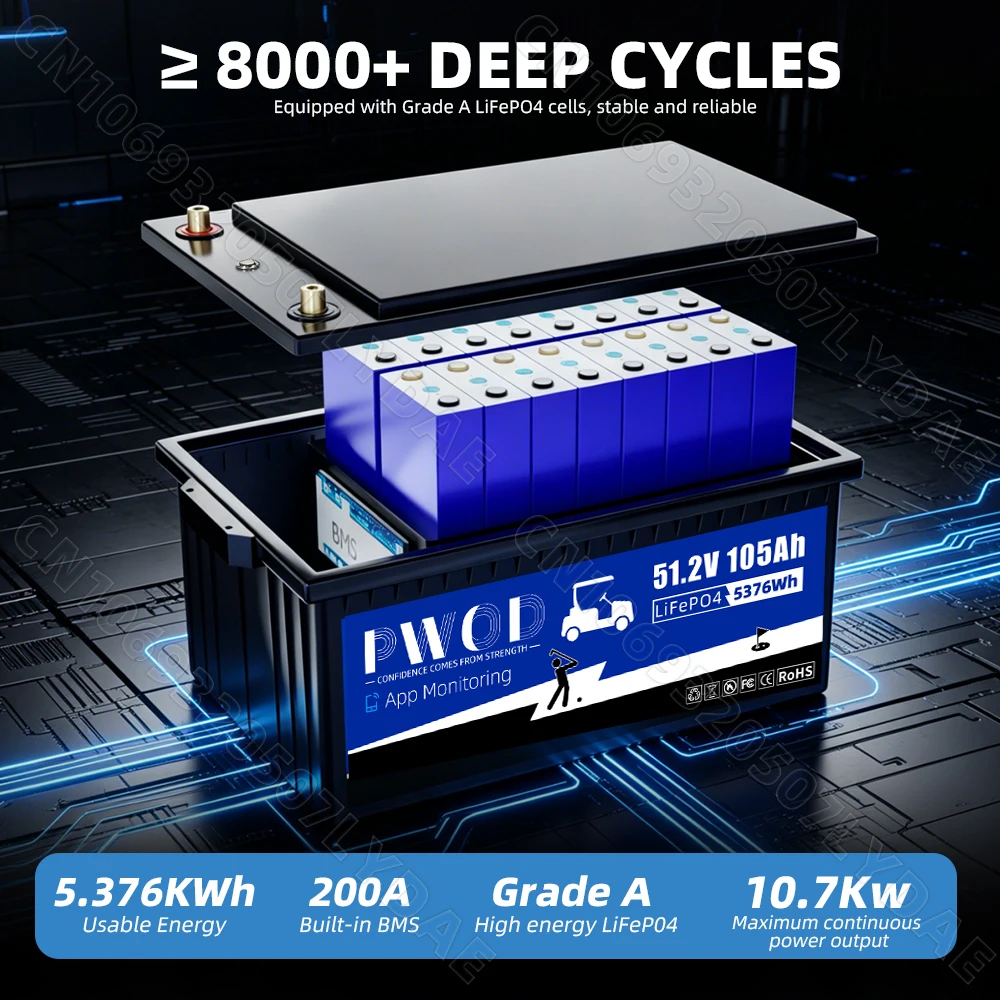3A 능동형 밸런싱 48V 105Ah 리튬인산철 배터리 - Smart Bms 16S 48V 200A Bluetooth 리뷰 및 가격