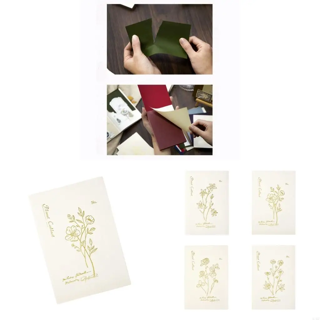 

Delicate Design Artistic Memo Notebook Notepad Drawing Pad with Specialty Paper That Works Great With Fountain Pen K1KF