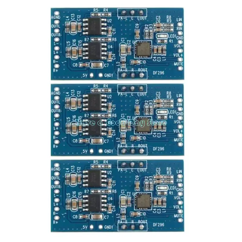 462D Electronic Volumes Control Module with 2x3W Digital Power Amplifier for Audios Systems Increase Decrease, Mute Function