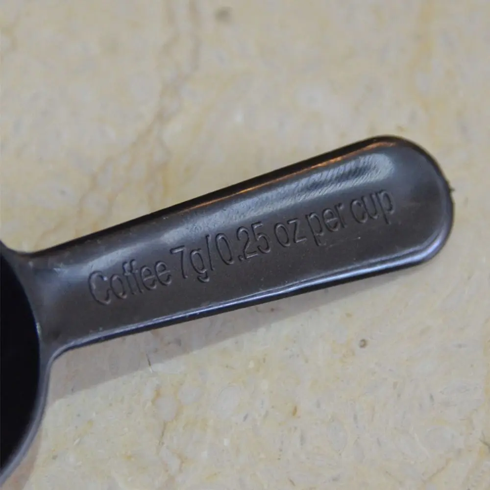 Multifunction Plastic Measuring Teaspoon Scoop Black 15ml Coffee Scoop Coffee Beans Container Scoop Home