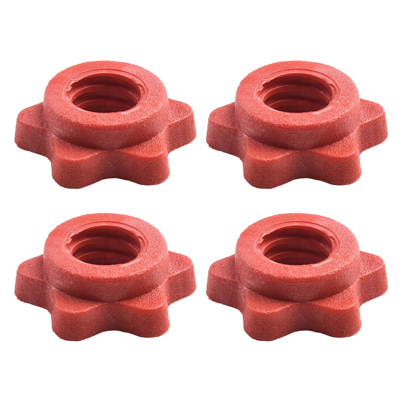 

Top Quality 4pc Weight Check Nut Barbell Bar Clips Dumbbell Spinlock Collars Suitable For All Standard 1 Inch Bars