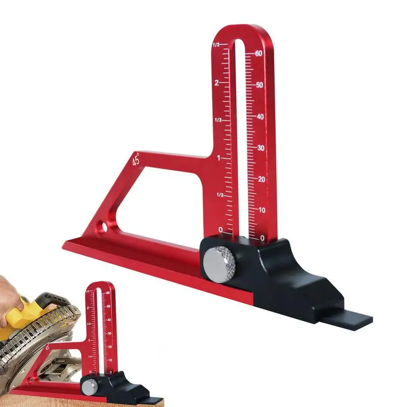 

Height Gauge Depth Measuring Instrument Ruler Trimming Machine Saw Table Adjustment Woodworking Tools