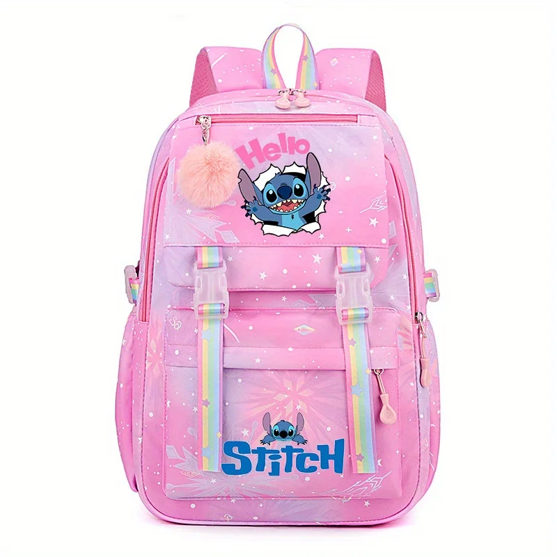 Disney baru Stitch ransel ransel, baru tahan air kapasitas besar ransel