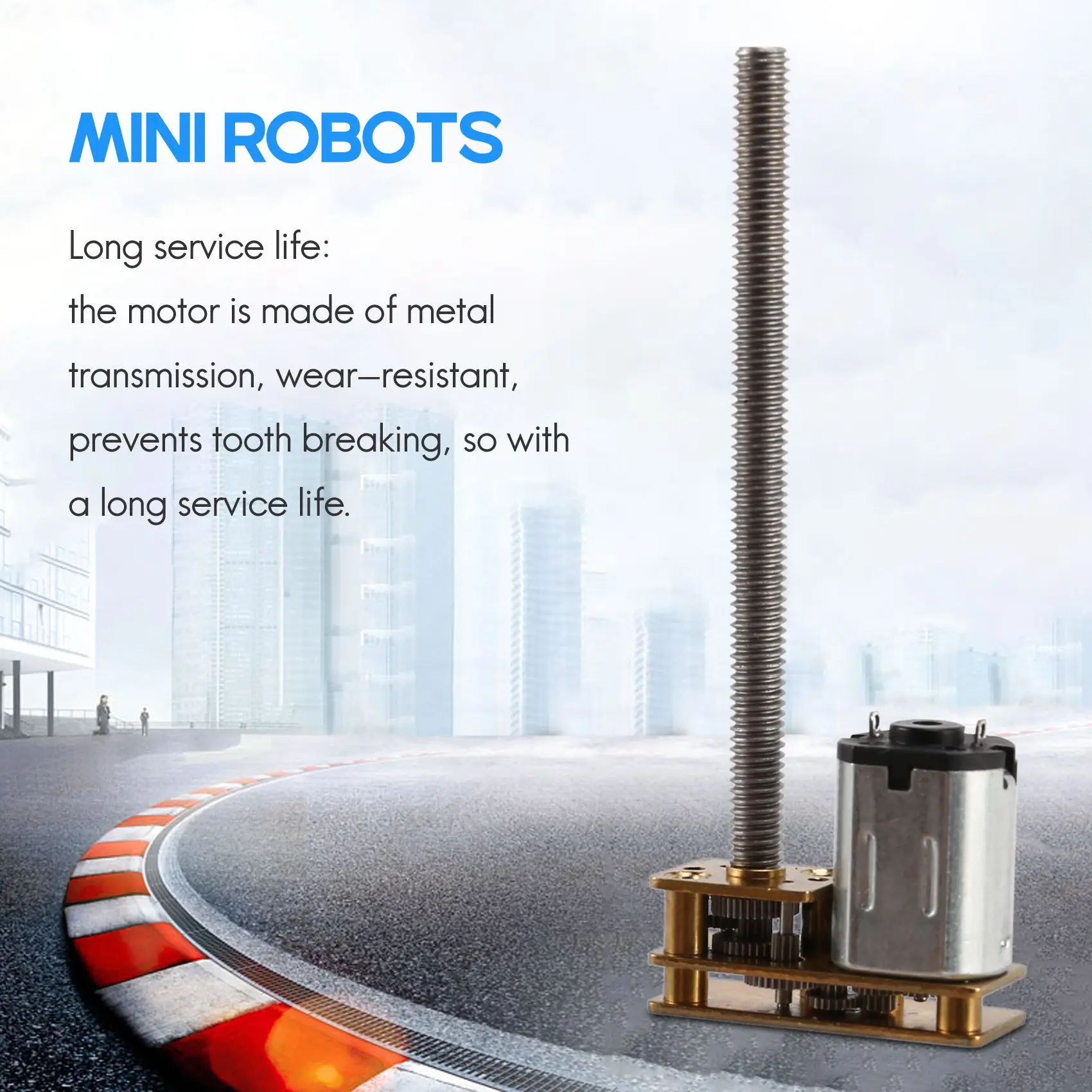 Motor de engranajes Motor de engranajes de 12 V Motor de engranajes de rosca 1024GA20 Flip N20 (12 V)