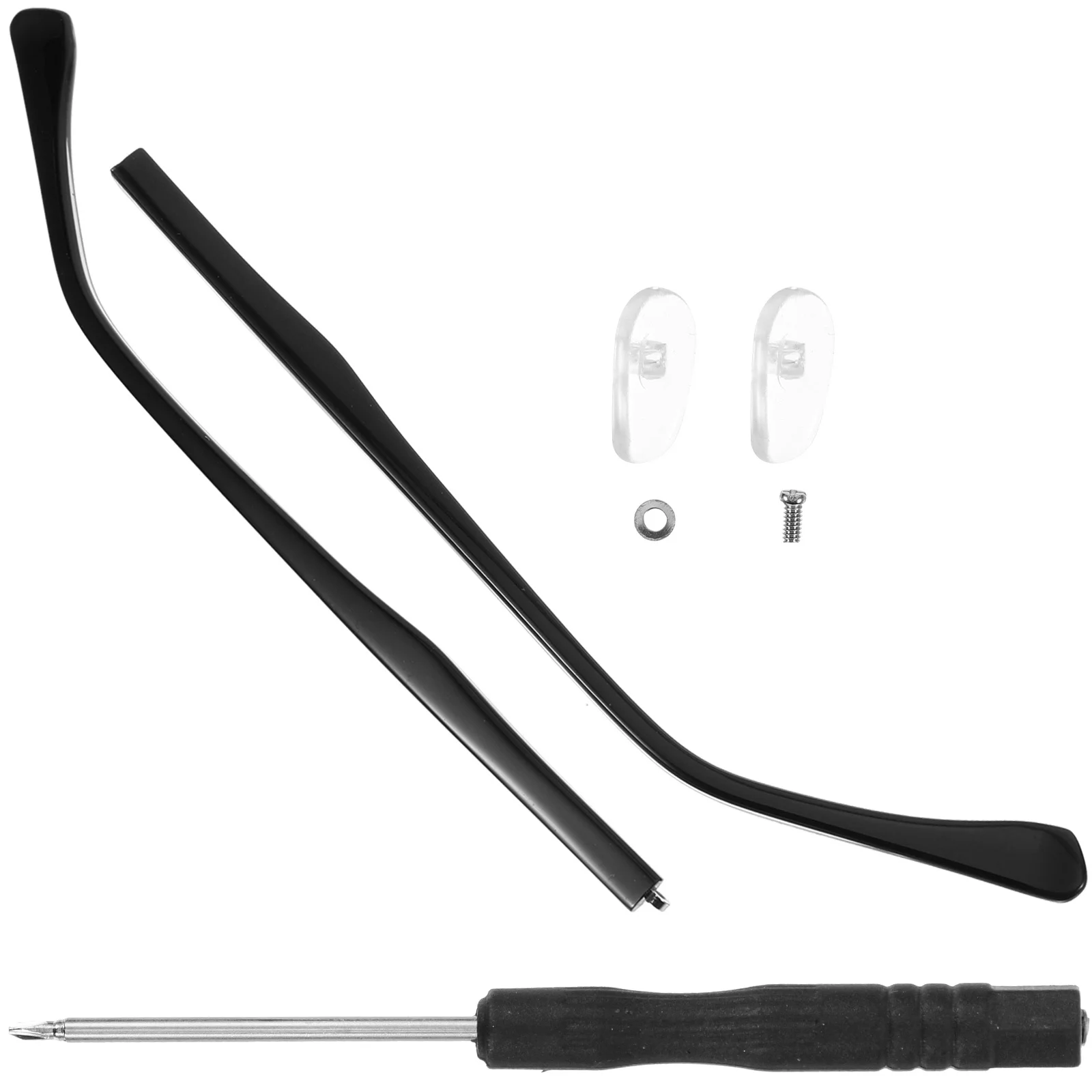 زوج واحد من النظارات العالمية بديل المعبد، صنعة ممتازة، مظهر بسيط، هيكل معقول، سهل التركيب #3