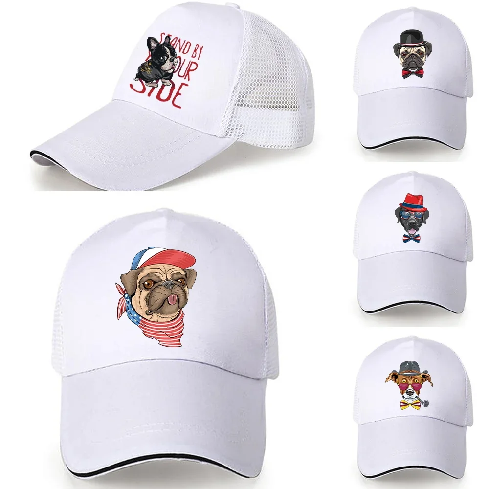 

Summer Mesh Baseball Caps Men Women Cute Dog Series Breathable Star Snapback Hats Outdoor Sport Sun Trucker Hat Cap Dropshipping