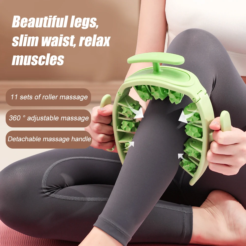 

Ручной массажный ролик от целлюлита для ног, ягодиц, лимфодренажный массажер с глубокими тканями, инструмент для формирования фасции для тела