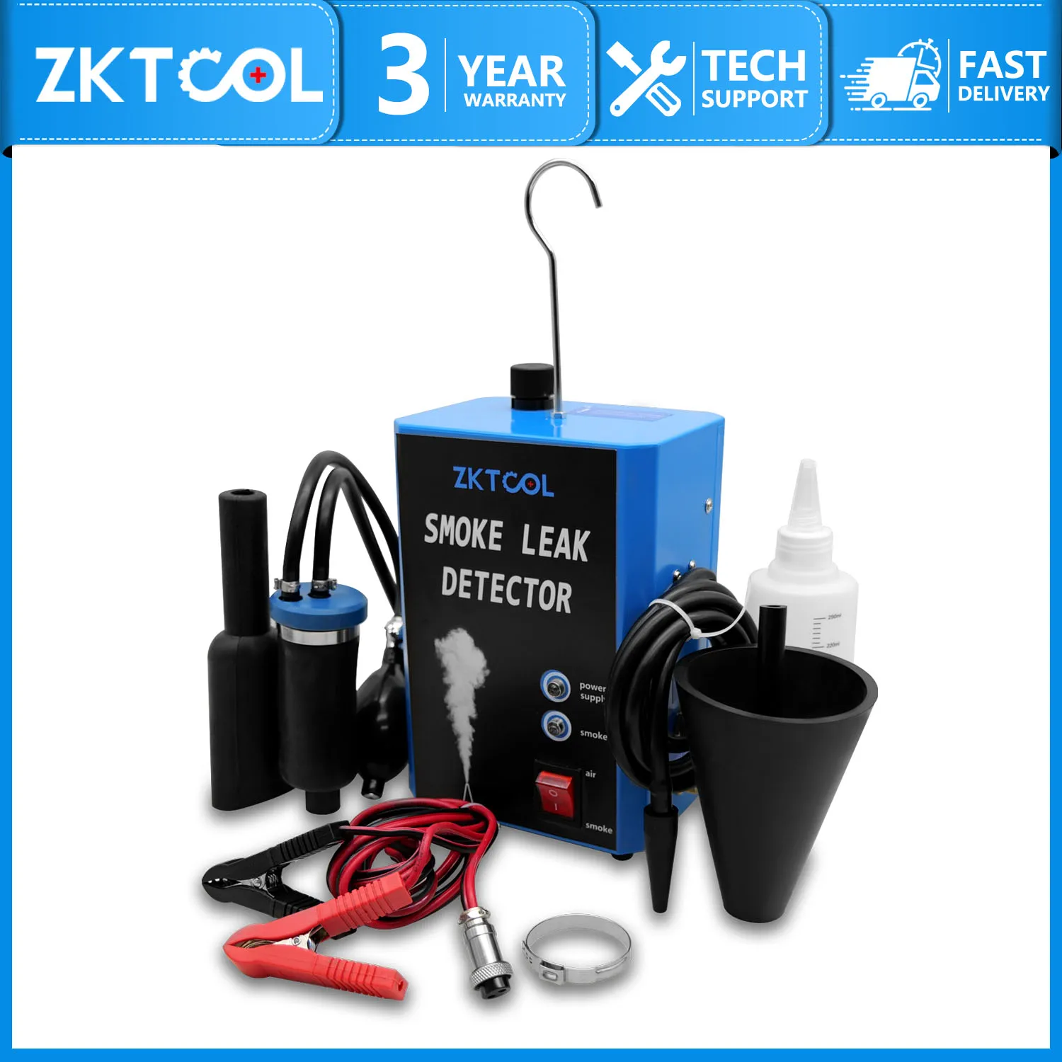 

Детектор утечки дыма для автомобилей и мотоциклов, диагностический инструмент для дымовой машины, вакуумное обнаружение утечки, быстрый выход дыма