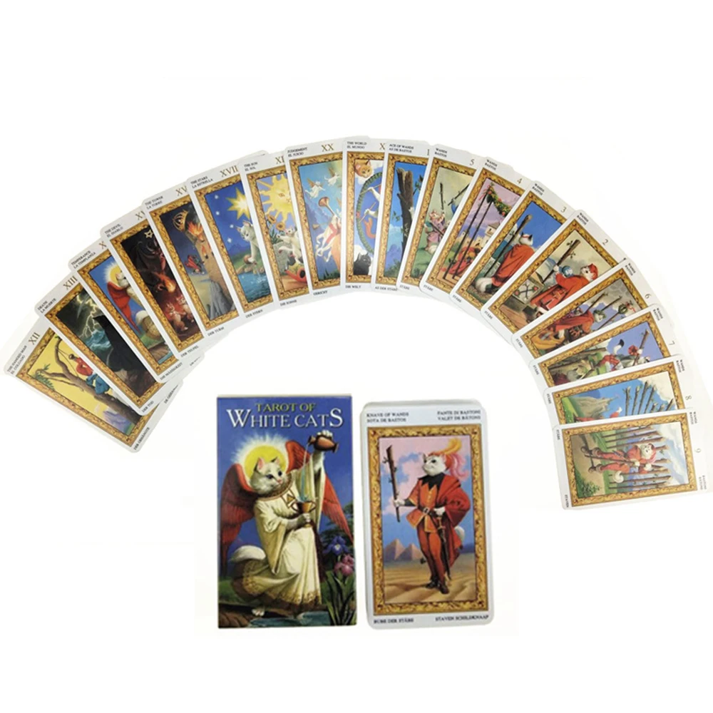 Tarot Board Game Toys Oracle Party Divination Prophet Prophecy Card Poker Board Gift Checkerboard