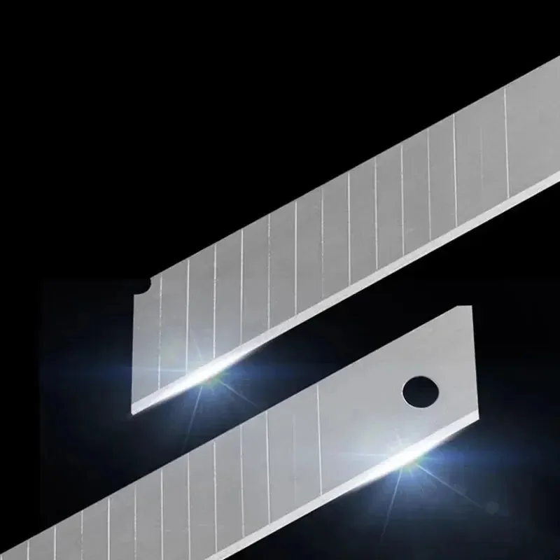 سكينة متعدّد الاستخدامات، قاطع الصناديق، تحميل ذاتي قابل للسحب مع مشبك عالي التحمل، تغيير سريع، مقبض TPR PP، قطع صناديق الورق المقوى #2