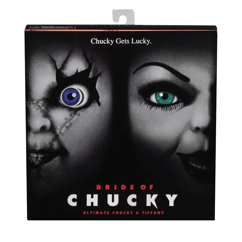 

Chucky Gets Lucky Bride of Chucky Ultimate Chucky Tiffany 7" Scale Action Figure 2-Pack Collectible Figures Horror Doll Model