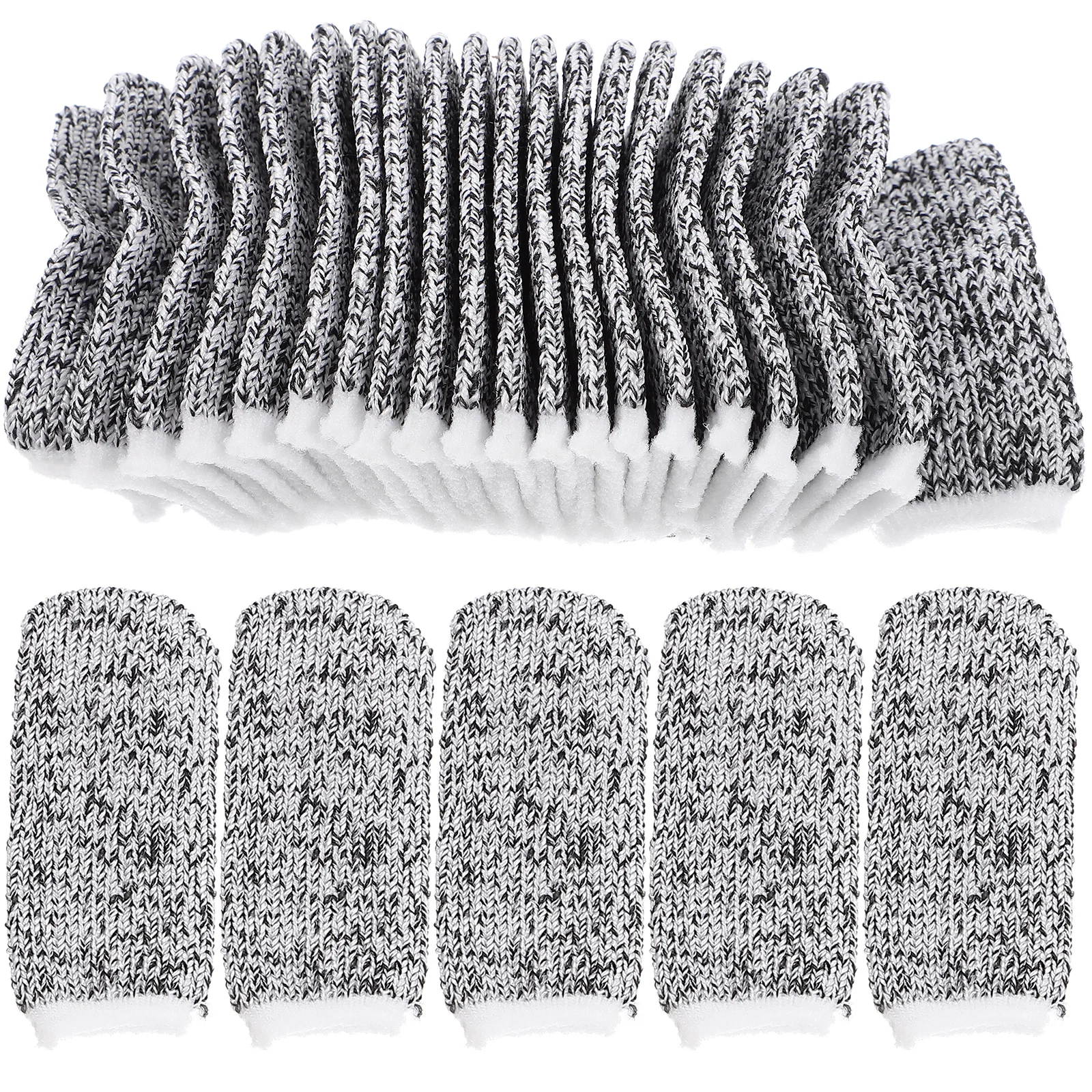 

60 Pcs Anti-cut Finger Cot Protectors Gym Gaming Covers Cots Sleeves Protective Fingertip Anti-resistant