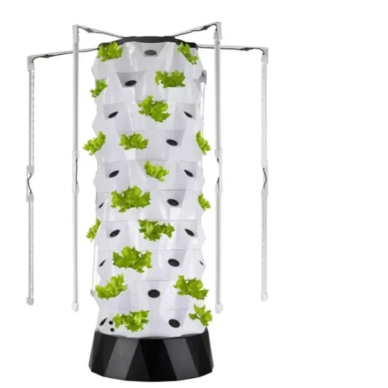 Aerosol cultivation tower Soilless cultivation pineapple tower Greenhouse vegetable planting equipment Vertical