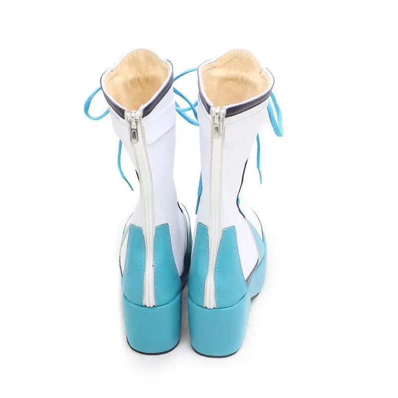 PJSK-Cosplay Shoes for Women, PU Boots, Game, Shiraishi An, Vívido, Botas, SQUAD, Personalizar, Halloween, Carnaval, Festa, Natal, Trajes