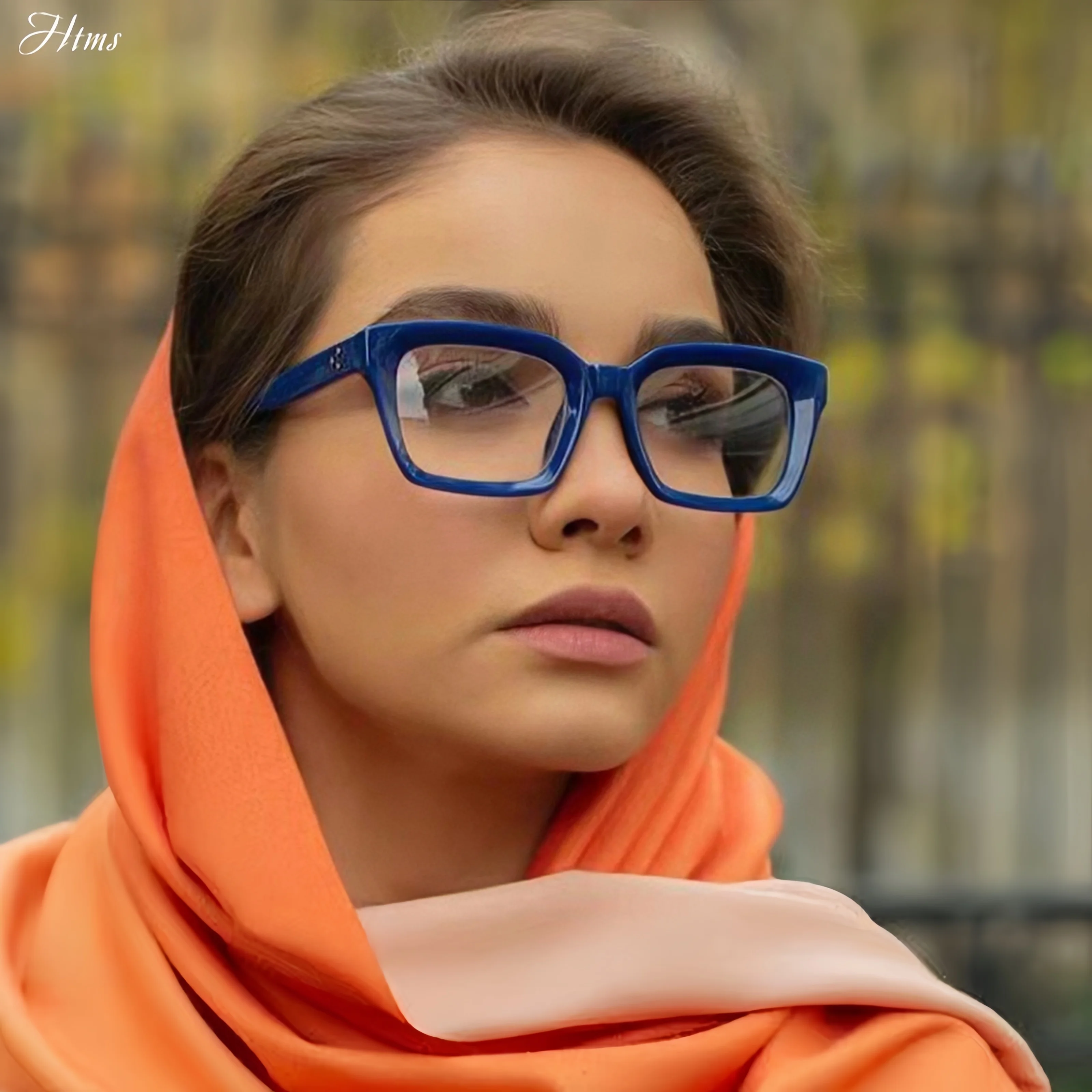 HTMS Damesmode Transparante Lens Leesglas Rechthoekig Groot Frame Luxe Design Bril Computer Bril + 1.0 ~ + 3.5