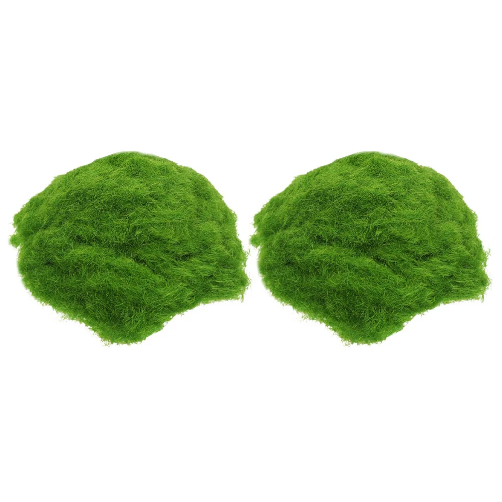 

2pcs Multi-Function Fake Moss Decor Landscaping Vivid Faux Moss Prop For Garden Supplies Flowerpot Accessory Diy Green Bedroom