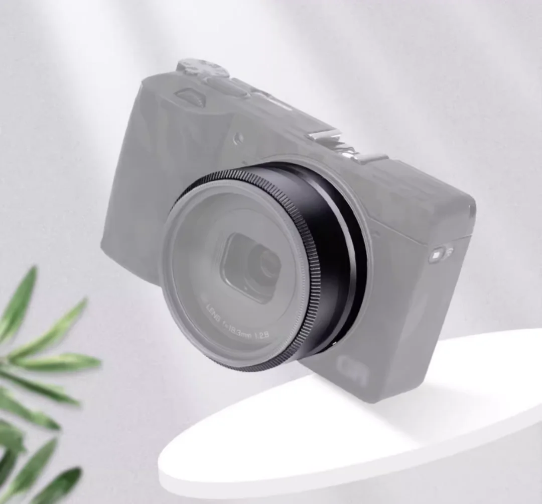 カメラレンズアダプターチューブステップリング-リコー-gr3用-49mm-uv-cpl-ndフィルター-gw-4-広角レンズキャップに接続-ga-1の代わりに