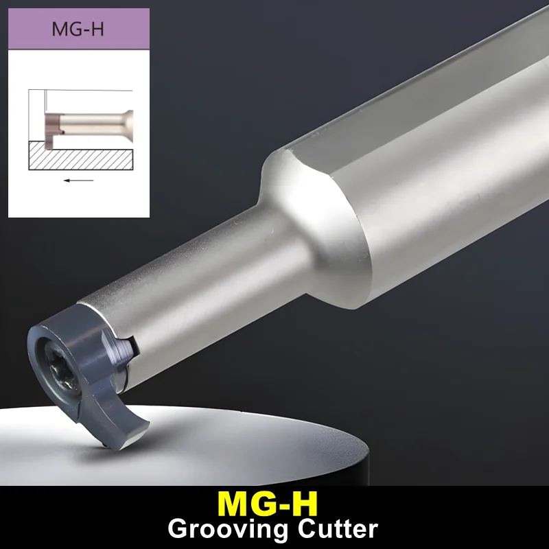 MG-H12-10-05R MG-H12-16-05R Internal Grooving Tool MG-H 12-15 12-20 16-15 16-20 16-25 16-30 -07R -09R Lathe Cutterbar CNC Holder