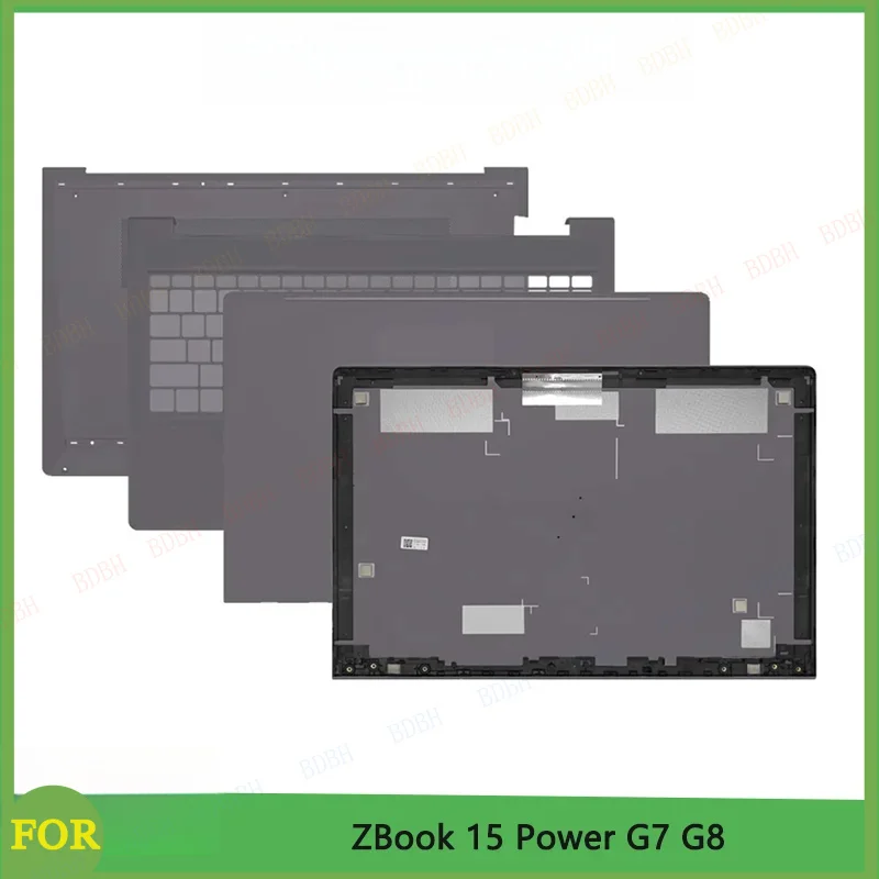 

Новые комплектующие для ZBook 15 Power G7 G8: задняя крышка ЖК-экрана, передняя рамка, верхняя часть корпуса (пальмрест), нижняя часть корпуса.